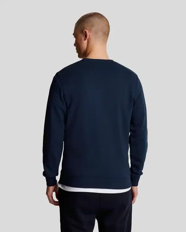 Lyle & Scott Crew Neck Jumper - Navy - Image 3
