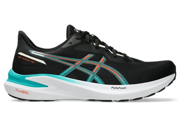 Asics GT-1000 13 - Black / Wave Teal