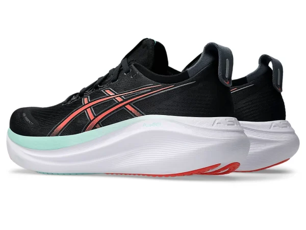Asics Gel Nimbus 27 - Black/Coral Reef - Image 4
