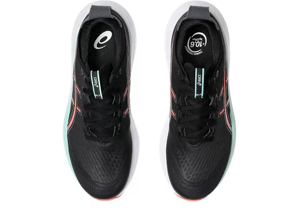 Asics Gel Nimbus 27 - Black/Coral Reef - Image 6