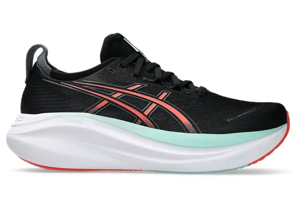 Asics Gel Nimbus 27 - Black/Coral Reef