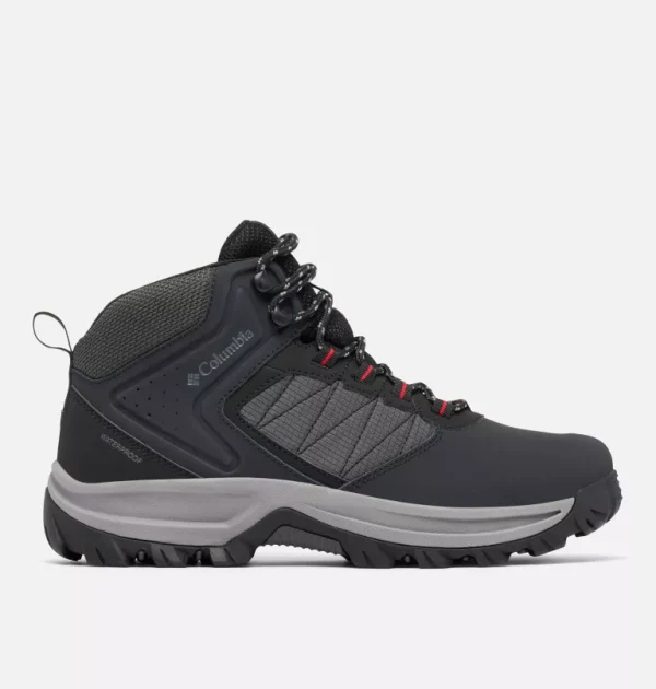 Columbia Transverse Hike Waterproof Boot - Black, Mountain Red