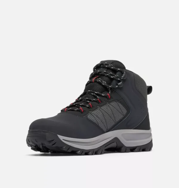 Columbia Transverse Hike Waterproof Boot - Black, Mountain Red - Image 5