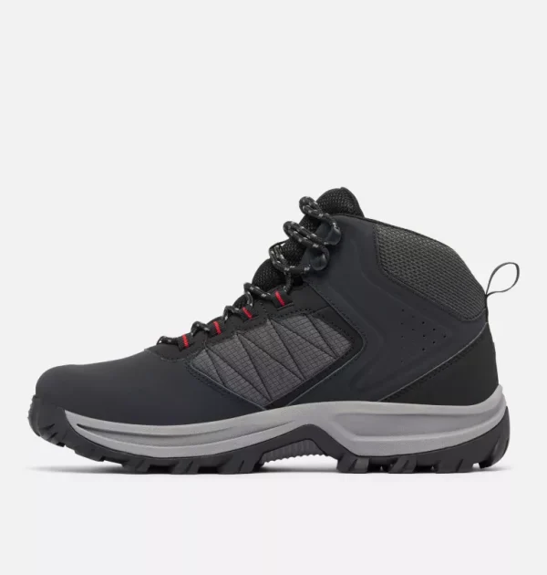 Columbia Transverse Hike Waterproof Boot - Black, Mountain Red - Image 4
