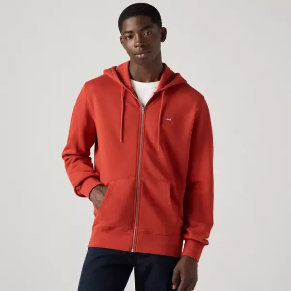 Levi’s New Original Zip-up Hoodie - Ketchup - Image 2