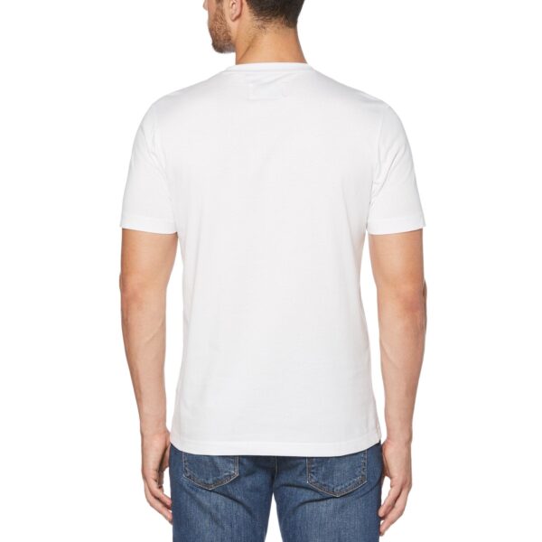 Original Penguin Pin Point Logo Organic Cotton T-Shirt - Bright White - Image 2
