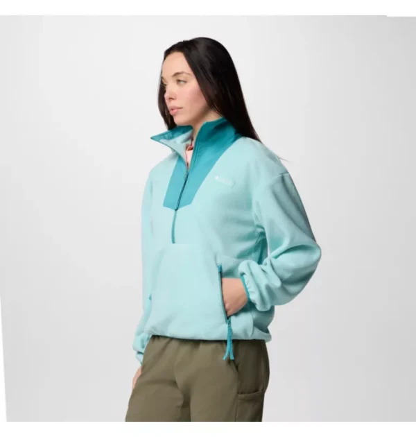 Columbia Sequoia Grove Half Zip Fleece - Spray, Teal - Image 2