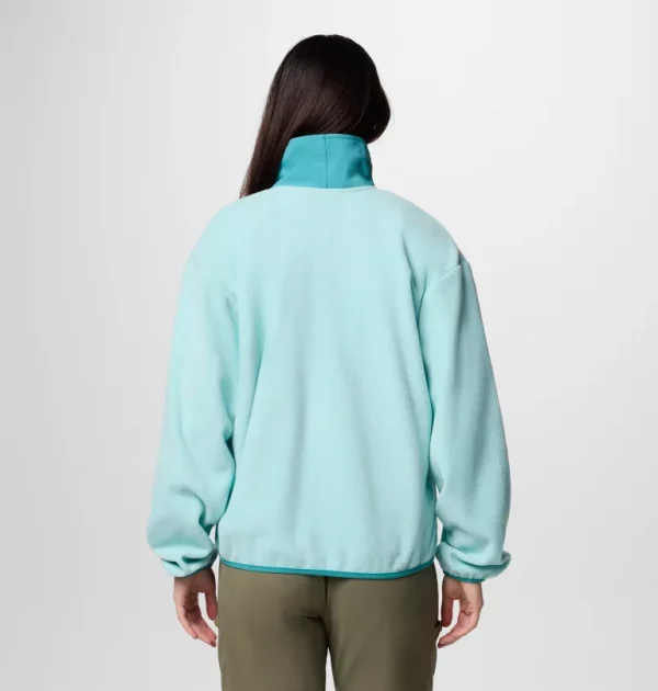 Columbia Sequoia Grove Half Zip Fleece - Spray, Teal - Image 4