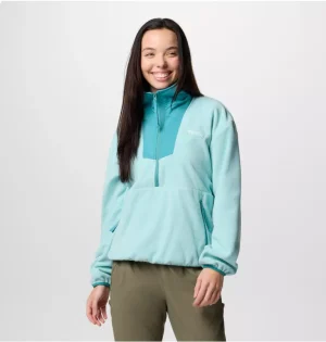 Columbia Sequoia Grove Half Zip Fleece - Spray, Teal