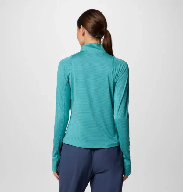 Columbia Weekend Ascent Half Zip - Teal - Image 2