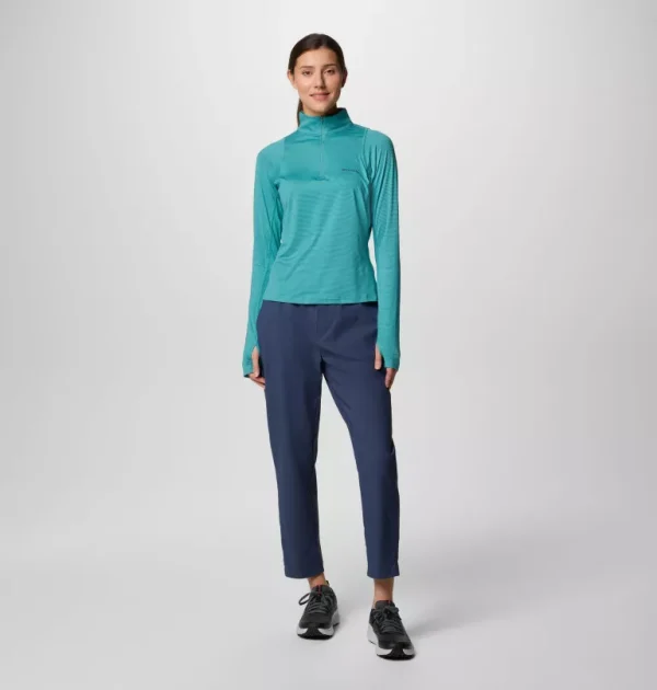 Columbia Weekend Ascent Half Zip - Teal - Image 6