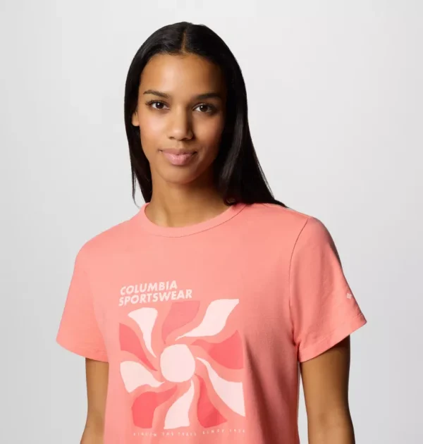 Columbia Sun Trek III Graphic Technical T-Shirt - Wavy Rays - Image 2