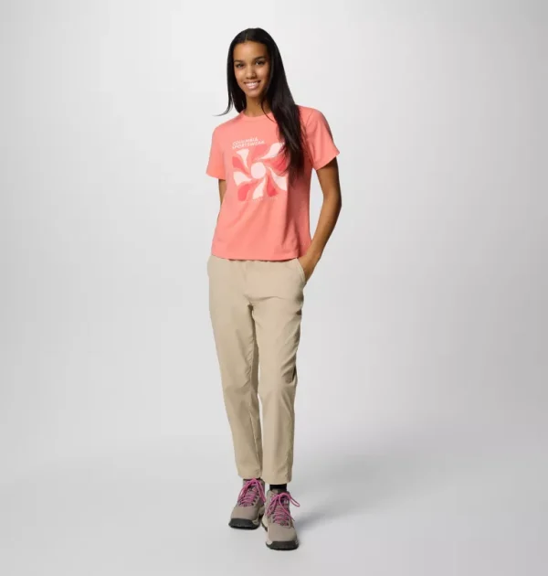 Columbia Sun Trek III Graphic Technical T-Shirt - Wavy Rays - Image 3