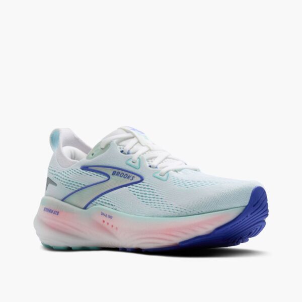 Brooks Glycerin GTS 22 - White/Limpet Shell/Amparo Blue - Image 3