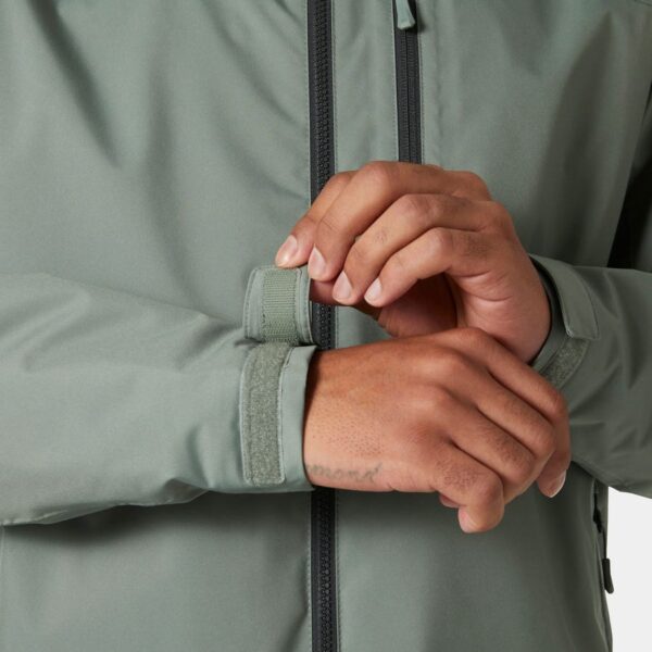 Helly Hansen Crew Midlayer Sailing Jacket 2.0 - Grey Cactus - Image 3