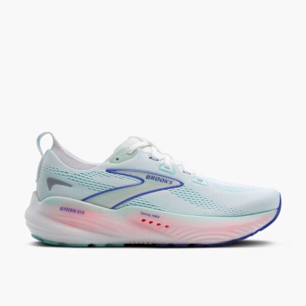 Brooks Glycerin GTS 22 - White/Limpet Shell/Amparo Blue