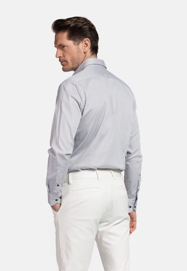 Giordano Long Sleeve Semi Cutaway Shirt - Sand Detail - Image 5
