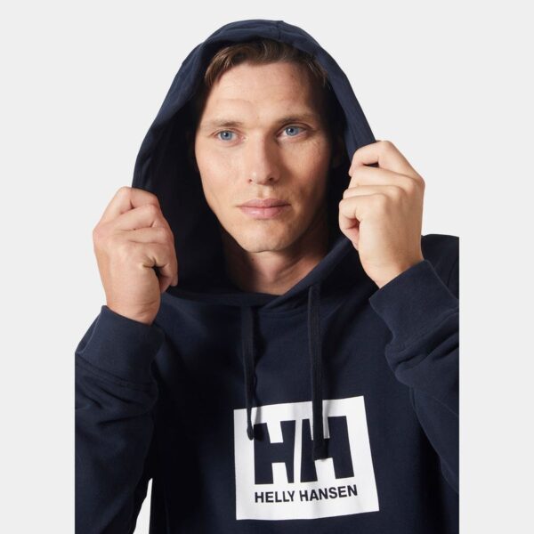 Helly Hansen Box Hoodie Navy - Image 2