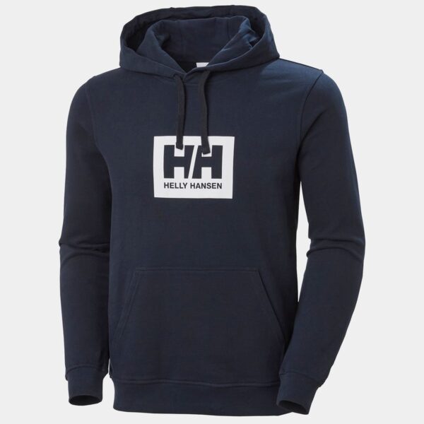 Helly Hansen Box Hoodie Navy - Image 4
