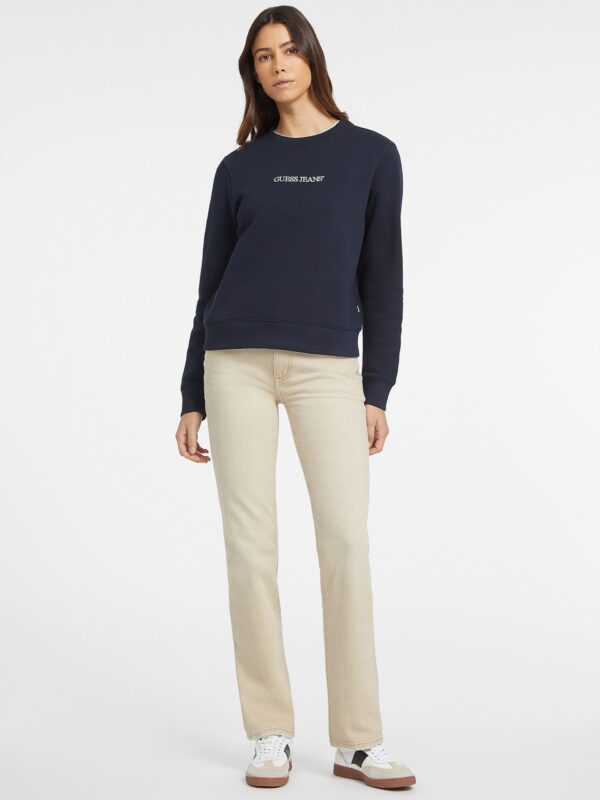 Guess Jeans Embroidered Logo Sweatshirt - Navy - Image 5