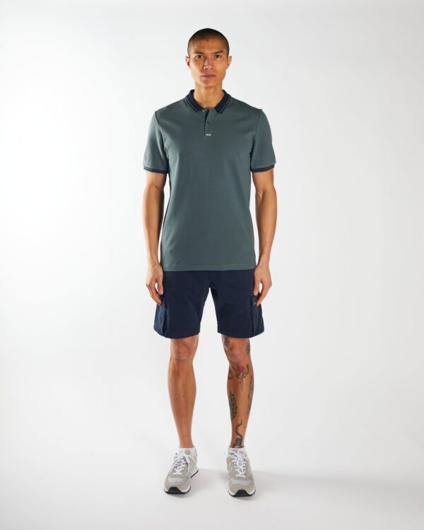 Diesel Porter Polo - Lawn Green - Image 3