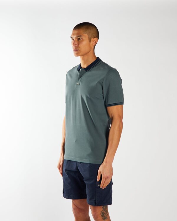 Diesel Porter Polo - Lawn Green - Image 2