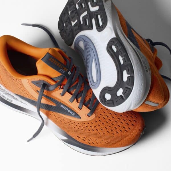 Brooks Adrenaline GTS 24 - Orange/Ebony/Country Blue - Image 2