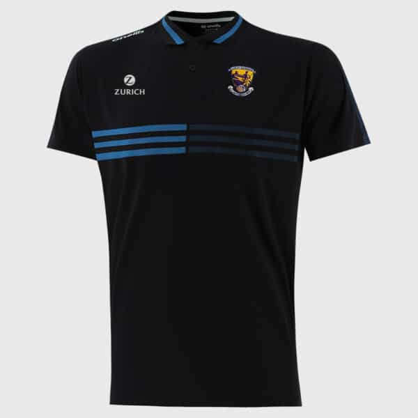 O'Neills Wexford GAA Nepal Polo Shirt - Black / Blue / Blue
