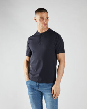 Diesel Pacey Henley SS Top - Midnight Blue