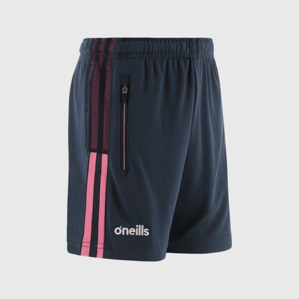 O'Neills Wexford GAA Nepal Shorts - Marine / Pink / White - Image 2