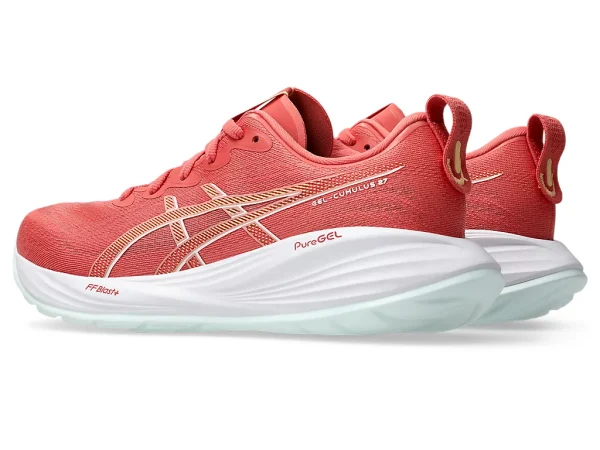 Asics Gel-Cumulus 27 - Dark Pink Clay/Cream - Image 3