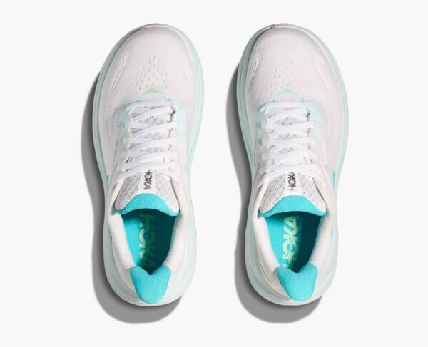 Hoka Clifton 10 - White / Cielo blue - Image 5