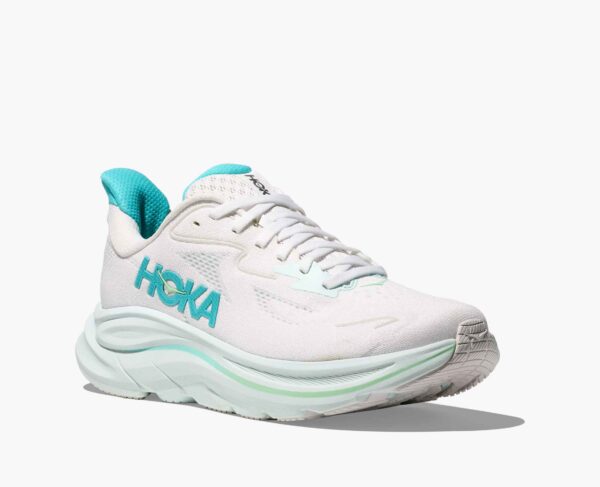 Hoka Clifton 10 - White / Cielo blue - Image 4