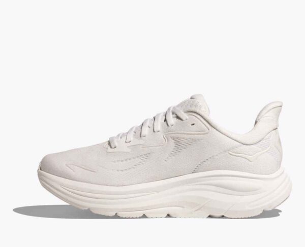 Hoka Clifton 10 - White / White - Image 7