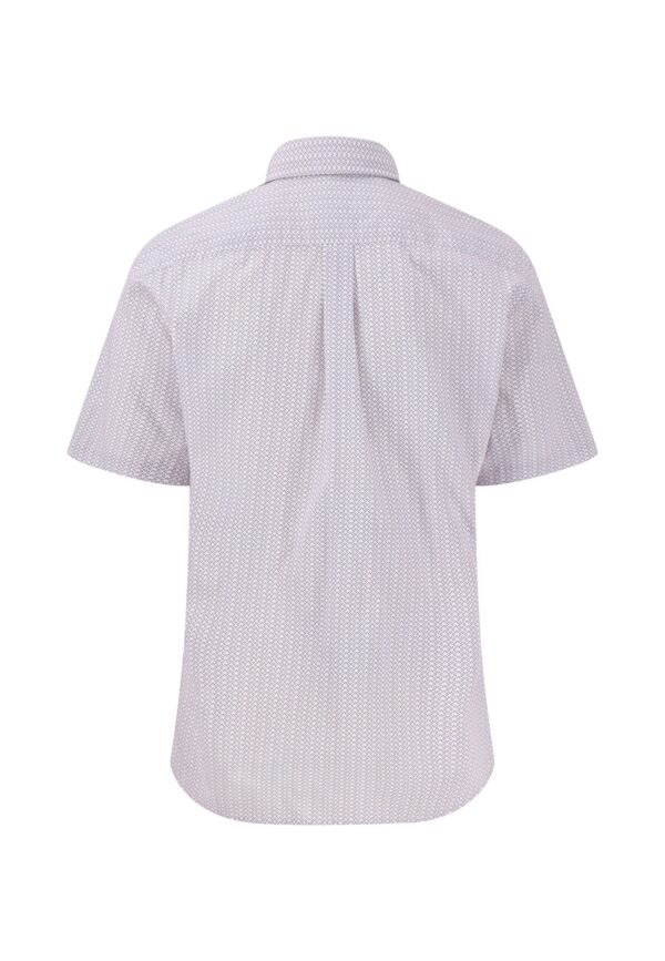 Fynch Hatton Short-sleeved cotton shirt - peony - Image 2