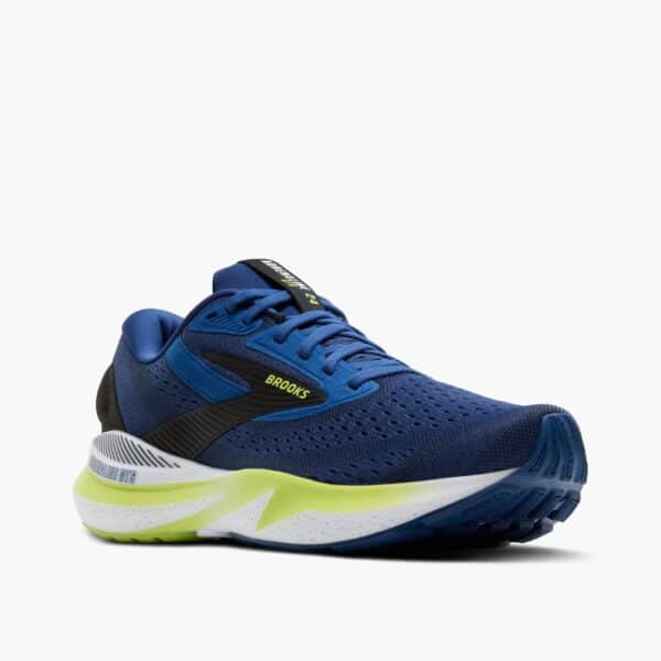 Brooks Adrenaline GTS 24 - Navy Peony/Black/Acid Lime - Image 3