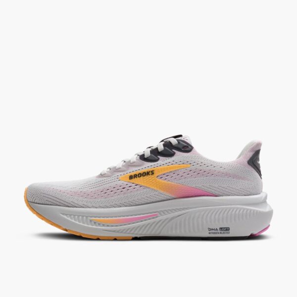 Brooks Ghost 17 - Oyster/Apricot/Pink - Image 3
