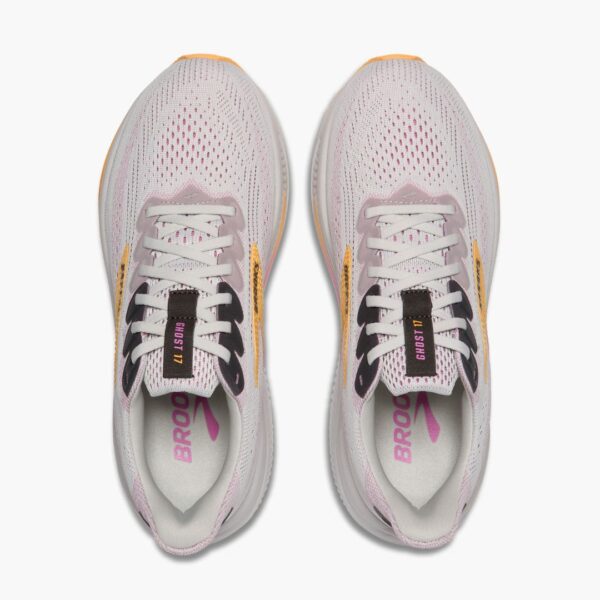 Brooks Ghost 17 - Oyster/Apricot/Pink - Image 4