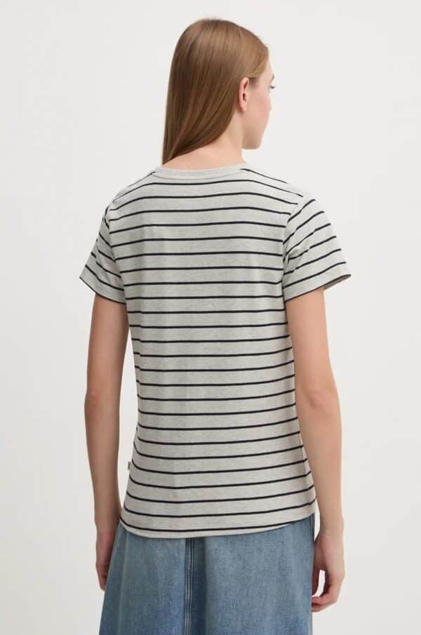 Guess Jeans Striped T-shirt - Black/Grey - Image 2