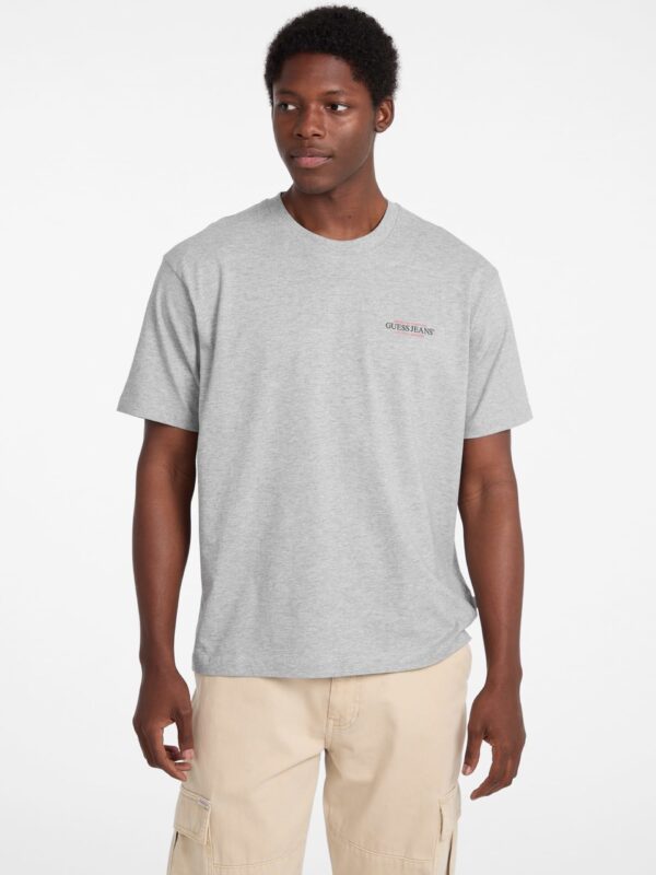 Guess Jeans Tradition Tee - Grey - Image 2