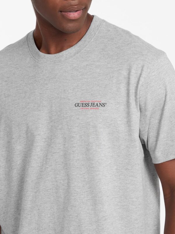 Guess Jeans Tradition Tee - Grey - Image 3