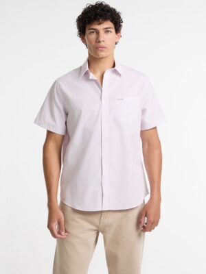 Guess Jeans SS Check Shirt - Lilac