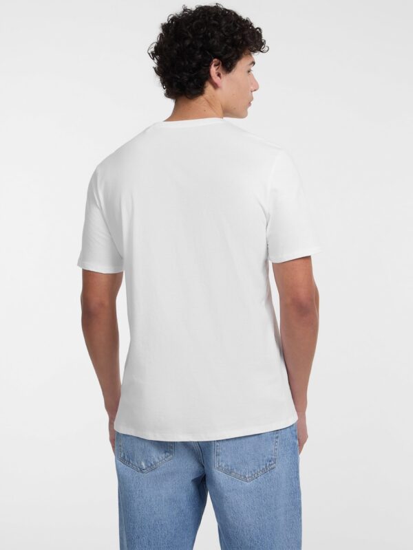 Guess Jeans Logo Tee - White - Image 4