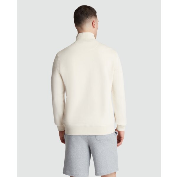 Original Penguin Fleece Quarter Zip Sweatshirt - Birch - Image 4