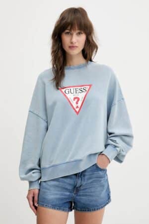 Guess Jeans Iconic Triangle Sweat Indie Wash