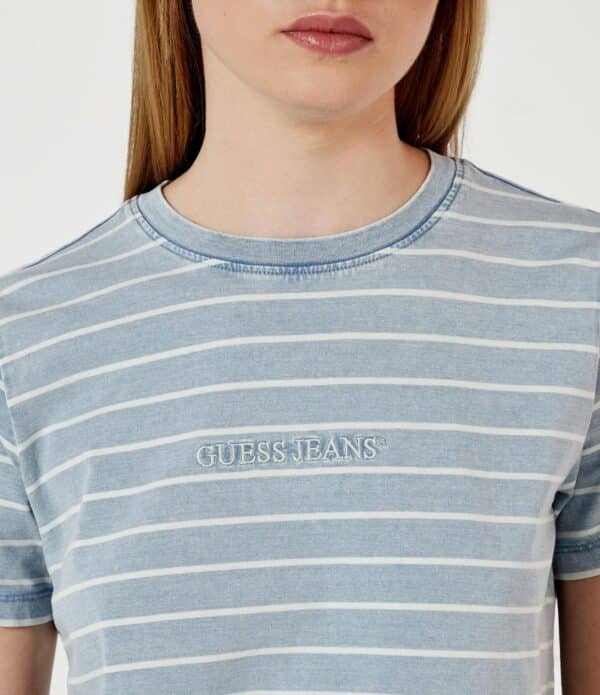 Guess Jeans Striped T-shirt - Blue - Image 5