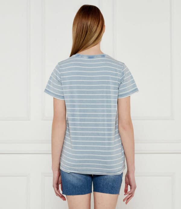 Guess Jeans Striped T-shirt - Blue - Image 2