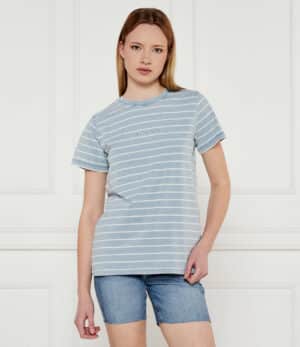 Guess Jeans Striped T-shirt - Blue