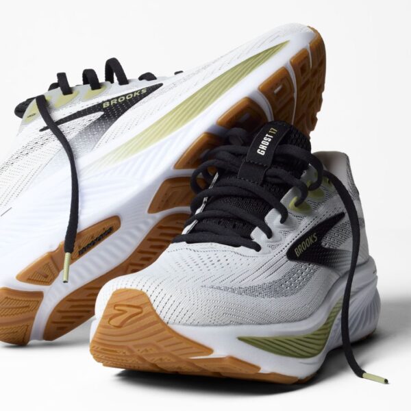 Brooks Ghost 17 - White/Black/Tea - Image 2