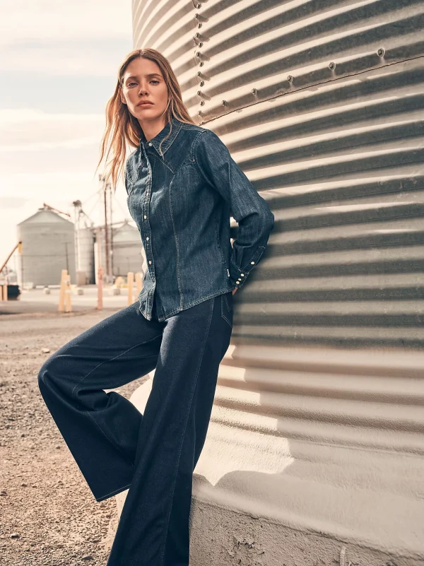 Wrangler Canyon Loose Denim - Denim Lines - Image 4
